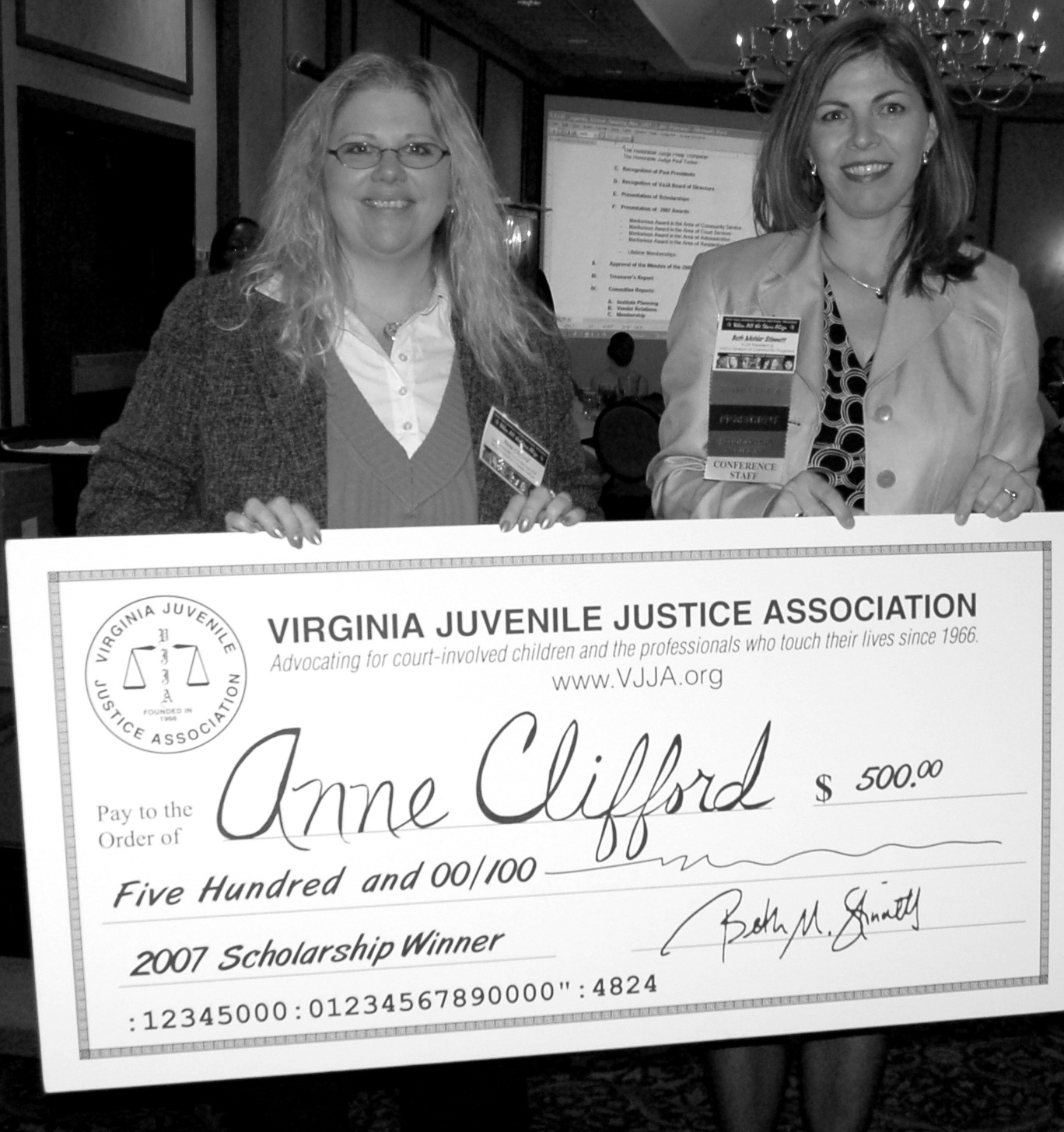 Photo Anne Clifford 2007 Scholarship Winner