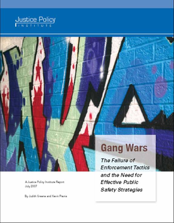 Report Cover - Gang Wars