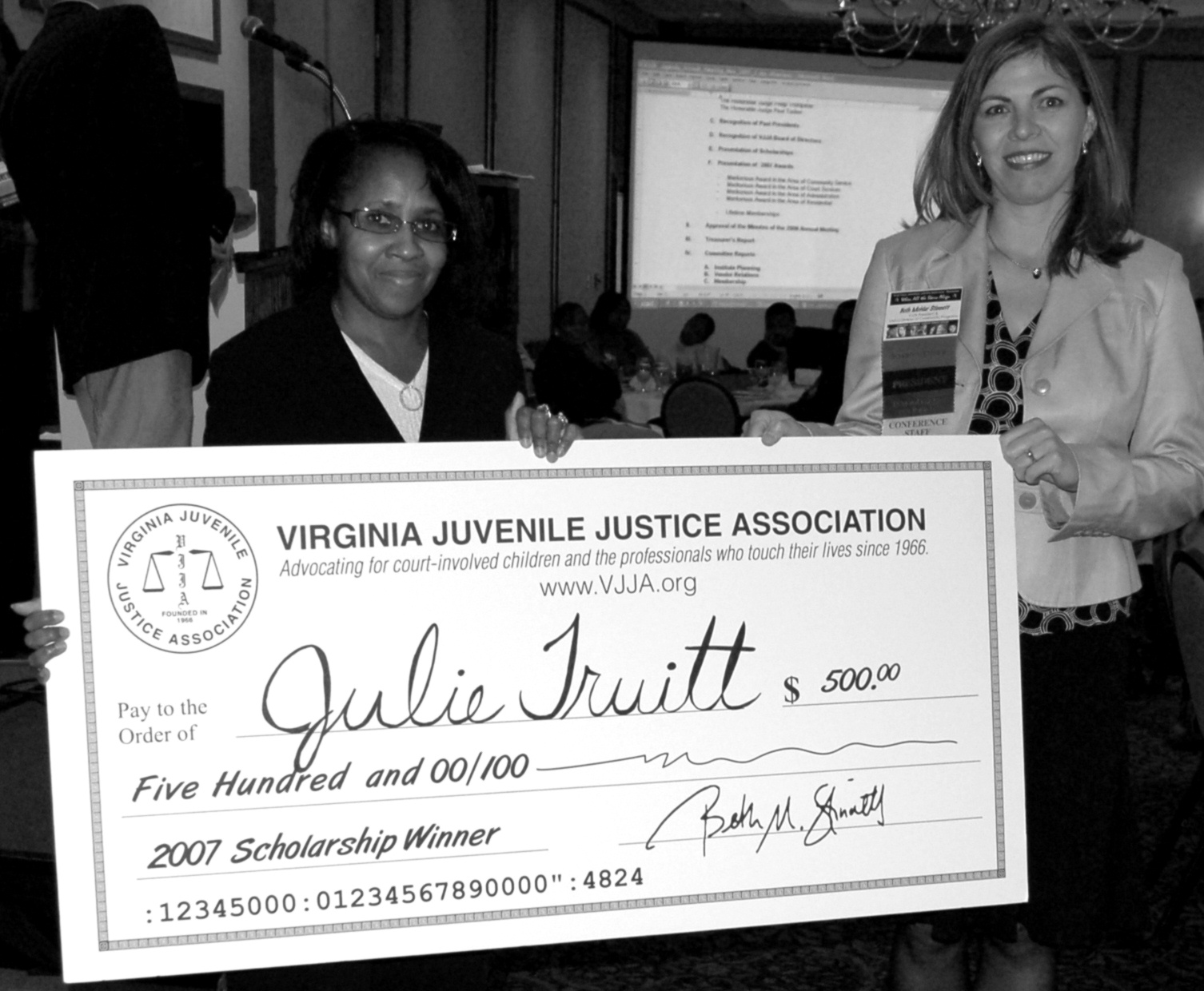 Photo julie Truitt 2007 Scholarship Winner