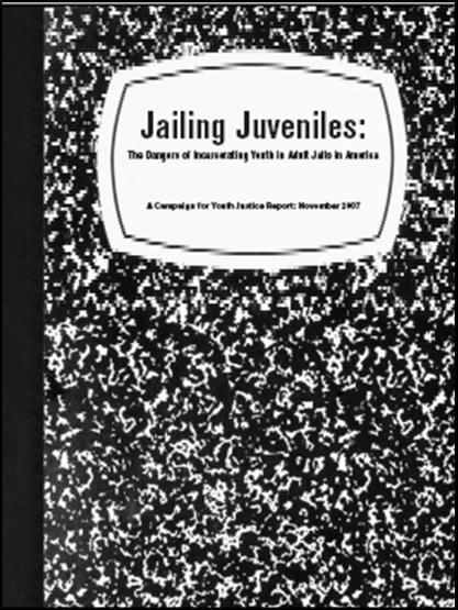 Report Cover - Jailing Juveniles