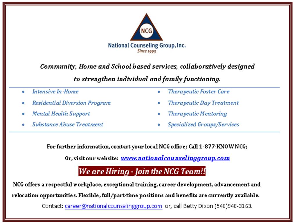 National Counseloing Group Ad